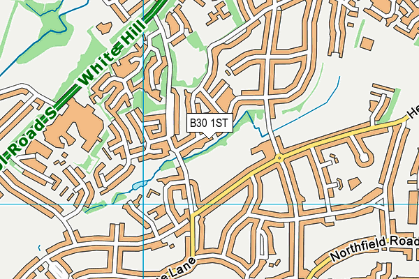 B30 1ST map - OS VectorMap District (Ordnance Survey)