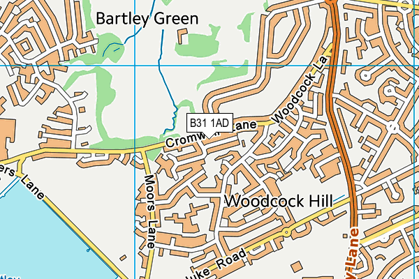 B31 1AD map - OS VectorMap District (Ordnance Survey)