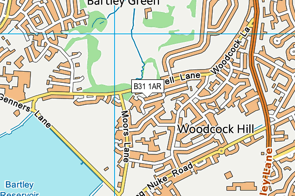 B31 1AR map - OS VectorMap District (Ordnance Survey)