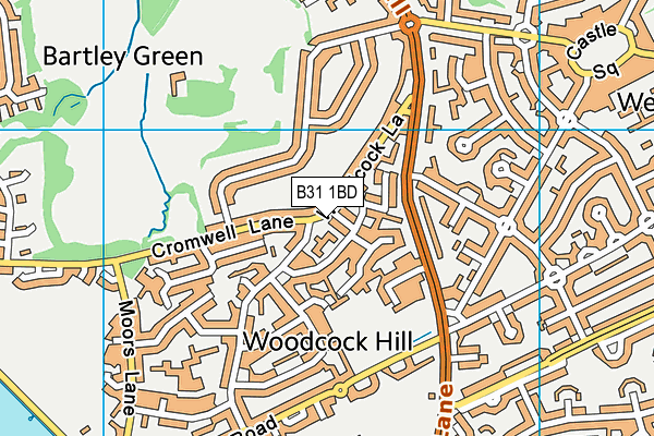 B31 1BD map - OS VectorMap District (Ordnance Survey)