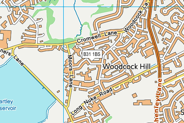 Woodcock Hill Primary School map (B31 1BS) - OS VectorMap District (Ordnance Survey)