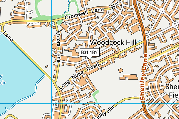 B31 1BY map - OS VectorMap District (Ordnance Survey)