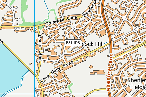 B31 1DB map - OS VectorMap District (Ordnance Survey)