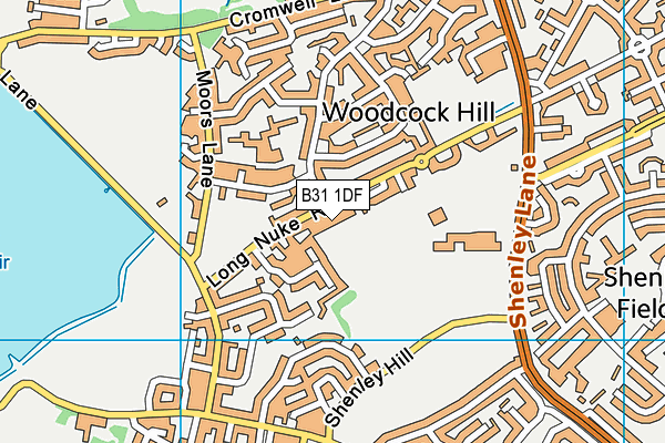 B31 1DF map - OS VectorMap District (Ordnance Survey)