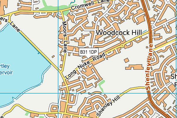 B31 1DP map - OS VectorMap District (Ordnance Survey)