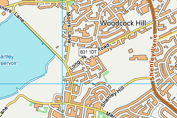 B31 1DT map - OS VectorMap District (Ordnance Survey)