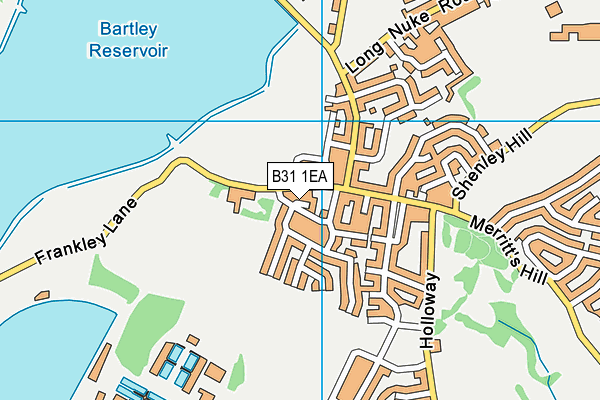 B31 1EA map - OS VectorMap District (Ordnance Survey)