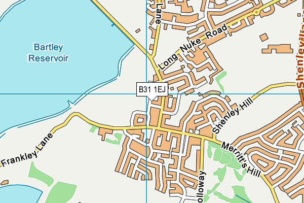 B31 1EJ map - OS VectorMap District (Ordnance Survey)