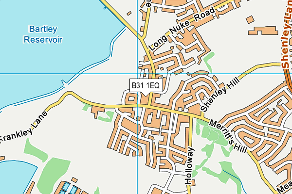 B31 1EQ map - OS VectorMap District (Ordnance Survey)