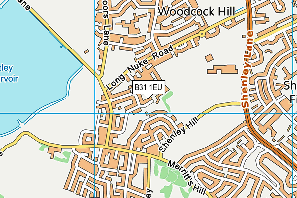 B31 1EU map - OS VectorMap District (Ordnance Survey)