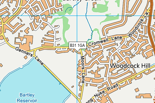 B31 1GA map - OS VectorMap District (Ordnance Survey)