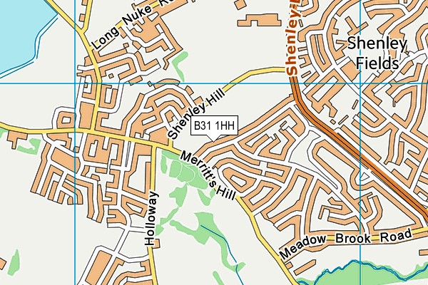 B31 1HH map - OS VectorMap District (Ordnance Survey)