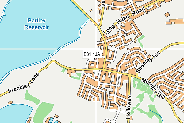 B31 1JA map - OS VectorMap District (Ordnance Survey)