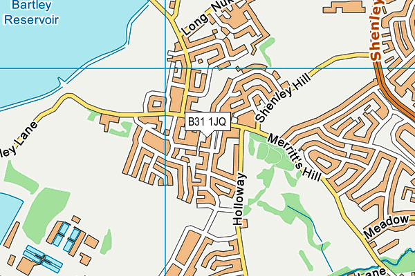 B31 1JQ map - OS VectorMap District (Ordnance Survey)