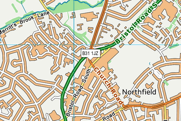 B31 1JZ map - OS VectorMap District (Ordnance Survey)