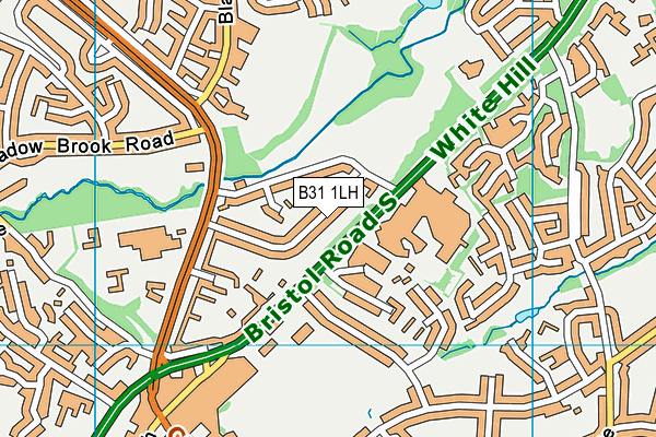 B31 1LH map - OS VectorMap District (Ordnance Survey)