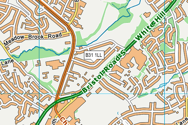 B31 1LL map - OS VectorMap District (Ordnance Survey)