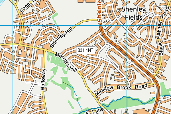 B31 1NT map - OS VectorMap District (Ordnance Survey)