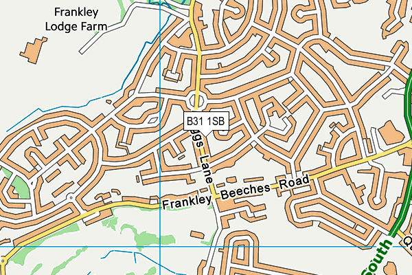 B31 1SB map - OS VectorMap District (Ordnance Survey)