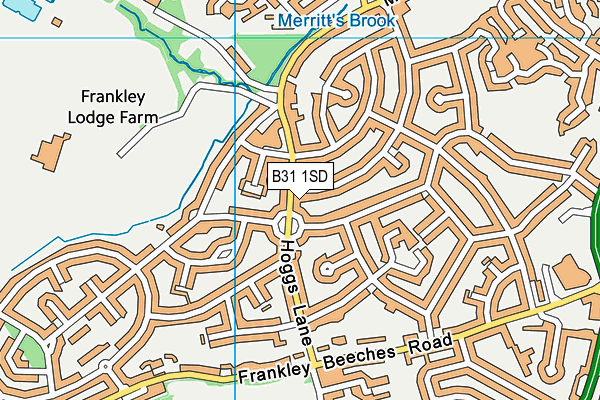 B31 1SD map - OS VectorMap District (Ordnance Survey)