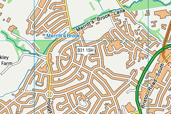 B31 1SH map - OS VectorMap District (Ordnance Survey)