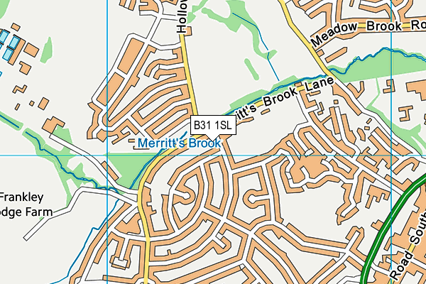 B31 1SL map - OS VectorMap District (Ordnance Survey)