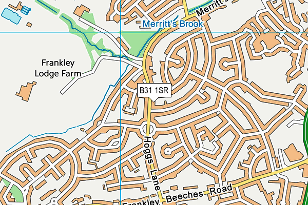 B31 1SR map - OS VectorMap District (Ordnance Survey)