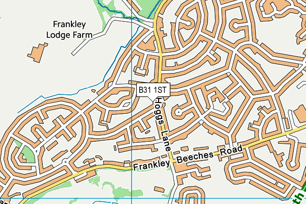 B31 1ST map - OS VectorMap District (Ordnance Survey)