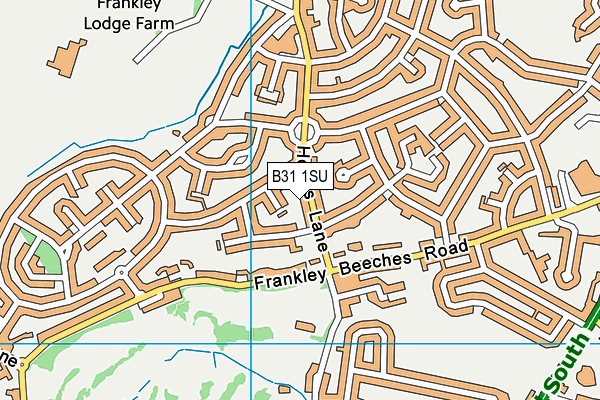 B31 1SU map - OS VectorMap District (Ordnance Survey)