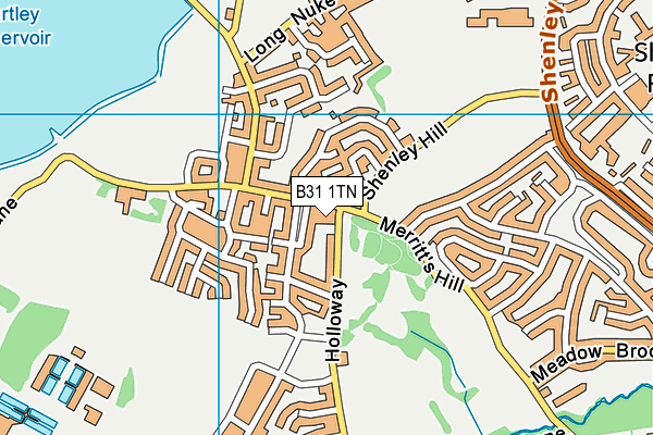 B31 1TN map - OS VectorMap District (Ordnance Survey)