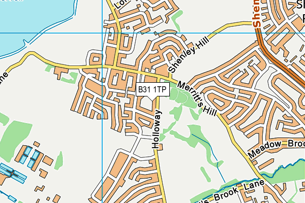 B31 1TP map - OS VectorMap District (Ordnance Survey)
