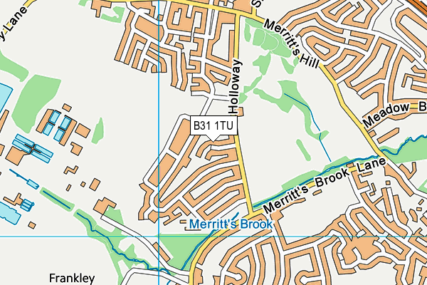 B31 1TU map - OS VectorMap District (Ordnance Survey)