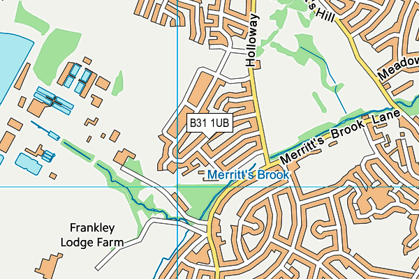 B31 1UB map - OS VectorMap District (Ordnance Survey)