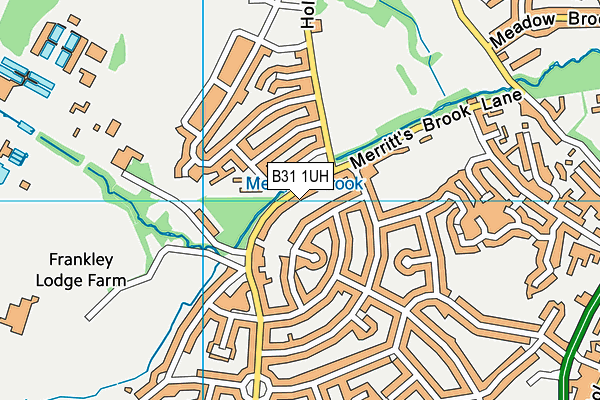 B31 1UH map - OS VectorMap District (Ordnance Survey)