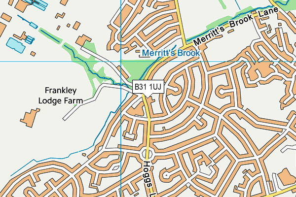 B31 1UJ map - OS VectorMap District (Ordnance Survey)