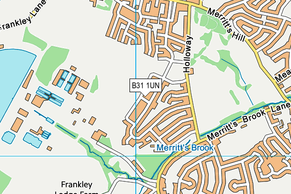 B31 1UN map - OS VectorMap District (Ordnance Survey)