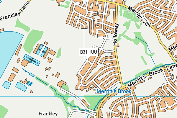 B31 1UU map - OS VectorMap District (Ordnance Survey)