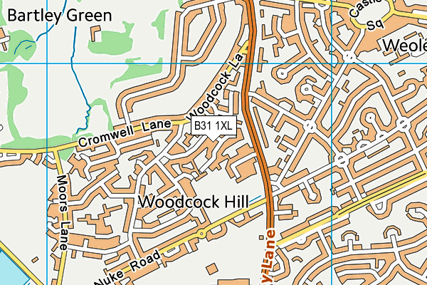B31 1XL map - OS VectorMap District (Ordnance Survey)
