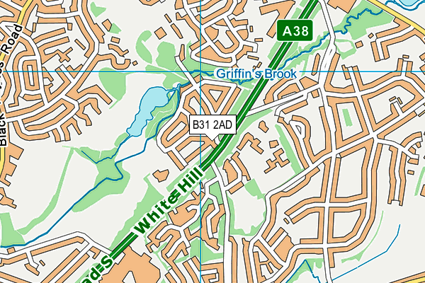 B31 2AD map - OS VectorMap District (Ordnance Survey)