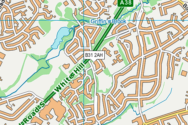 B31 2AH map - OS VectorMap District (Ordnance Survey)