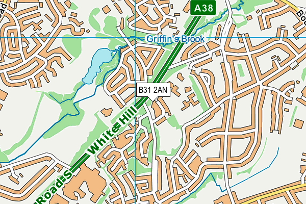 B31 2AN map - OS VectorMap District (Ordnance Survey)