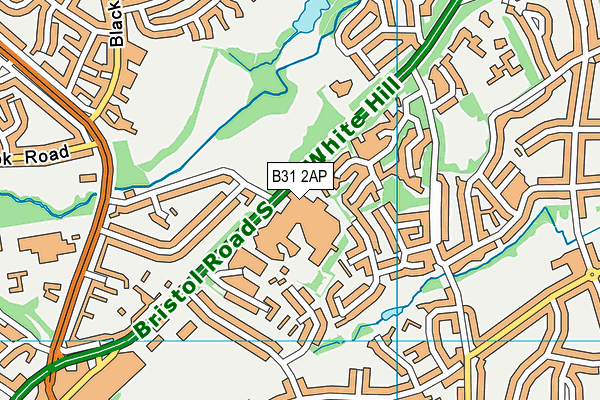 B31 2AP map - OS VectorMap District (Ordnance Survey)