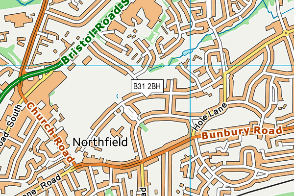 B31 2BH map - OS VectorMap District (Ordnance Survey)