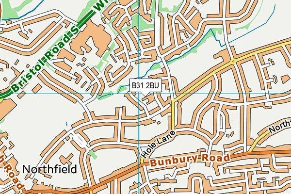 B31 2BU map - OS VectorMap District (Ordnance Survey)