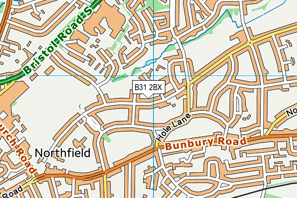 B31 2BX map - OS VectorMap District (Ordnance Survey)