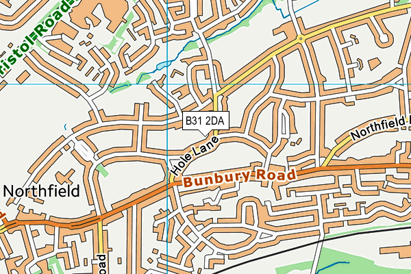 B31 2DA map - OS VectorMap District (Ordnance Survey)