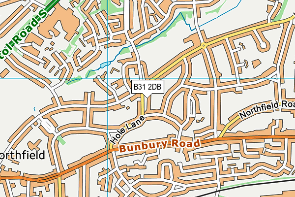 B31 2DB map - OS VectorMap District (Ordnance Survey)