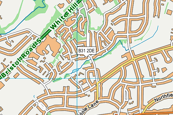 B31 2DE map - OS VectorMap District (Ordnance Survey)