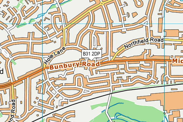 B31 2DP map - OS VectorMap District (Ordnance Survey)