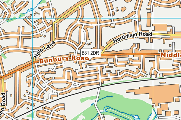 B31 2DR map - OS VectorMap District (Ordnance Survey)